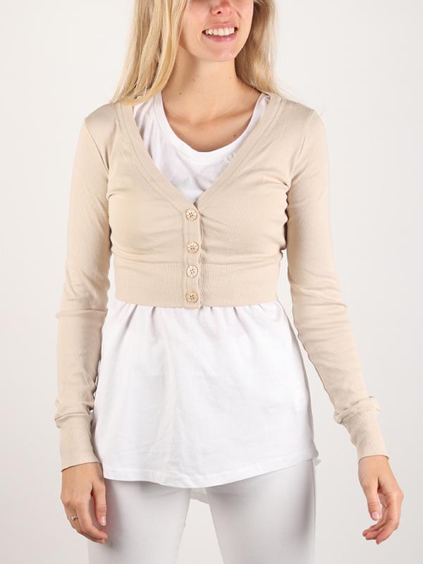 Svetr Terranova Maglia Béžová