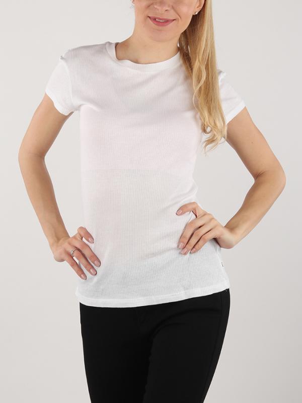 Tričko Lee Body Con Tee White Bílá