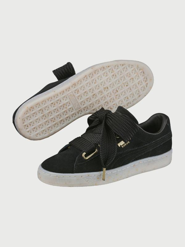 Boty Puma Suede Heart Celebrate Wn s Černá
