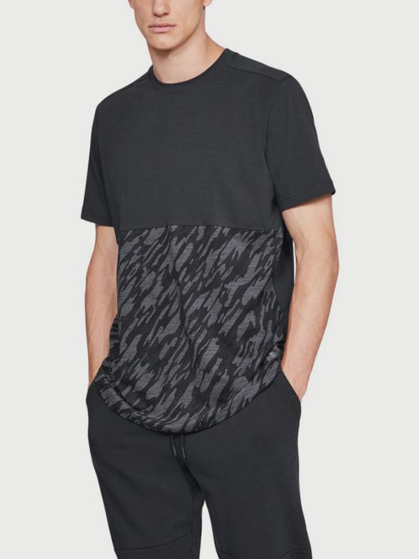 Tričko Under Armour Unstoppable Camo Block Ss T Černá