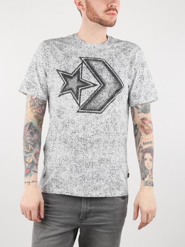 Tričko Converse M Distressed Star Chevron Tee Bílá