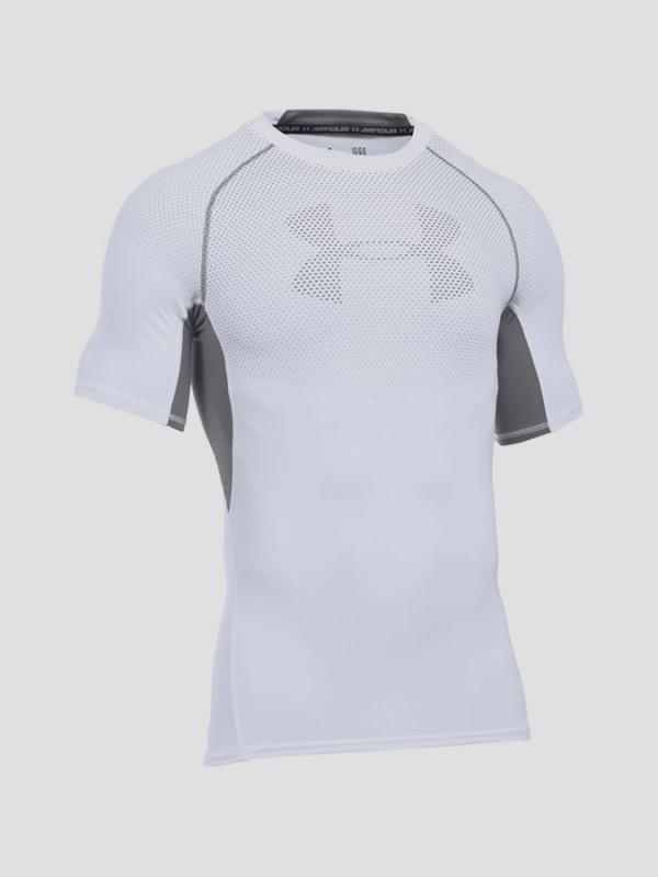 Kompresní tričko Under Armour Heatgear Graphic SS Bílá