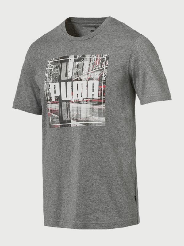 Tričko Puma Photo StreetTee Šedá