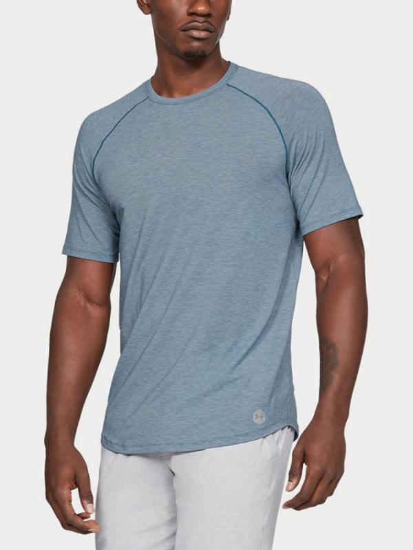 Tričko Under Armour Recovery Sleepwear Ss Crew Modrá