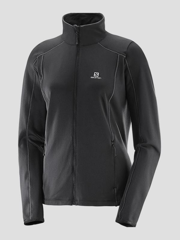 Mikina Salomon DISCOVERY FZ W BLACK Černá