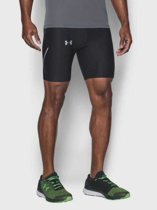 Kompresní šortky Under Armour Run True Heatgear Half Tight Černá