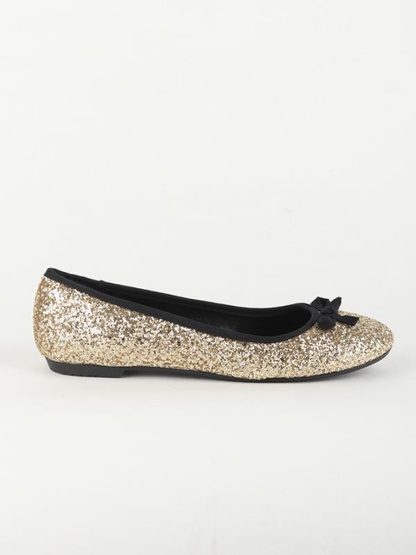 Balerínky Primadonna Calzatura Ballerina Glitter Orog Zlatá