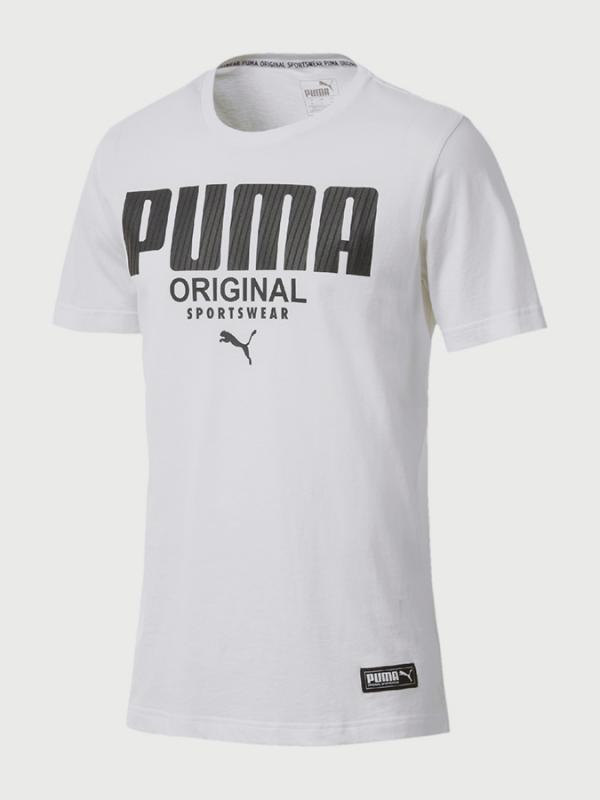 Tričko Puma Athletics Tee Bílá