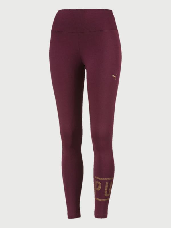 Legíny Puma ATHLETIC Logo Leggings Červená