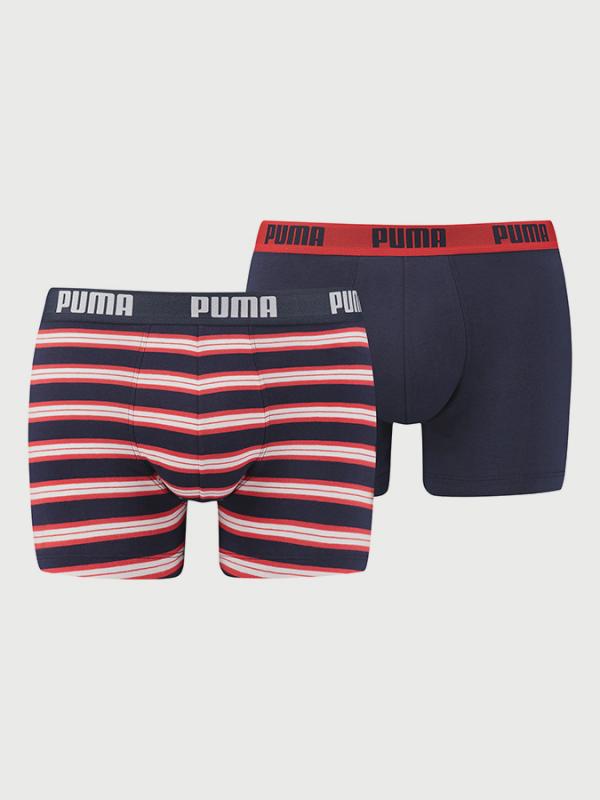Boxerky Puma Boxer Retro Stripe Yd 2 Pack Barevná