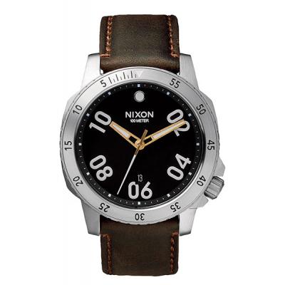 Hodinky Nixon Ranger Leather black brown