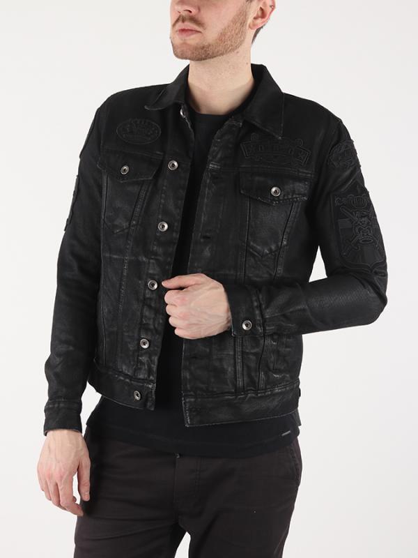 Bunda Diesel JOSETTE-LOOPS Outerwear/Caban Černá