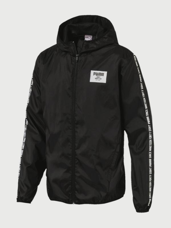 Bunda Puma Graphic Windbreaker Černá
