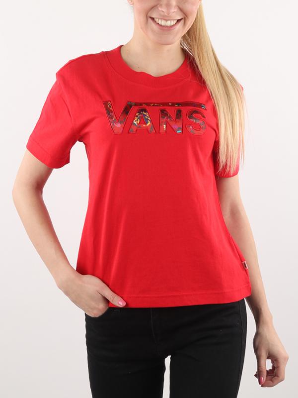 Tričko Vans Wm Outshine Racing Red Červená