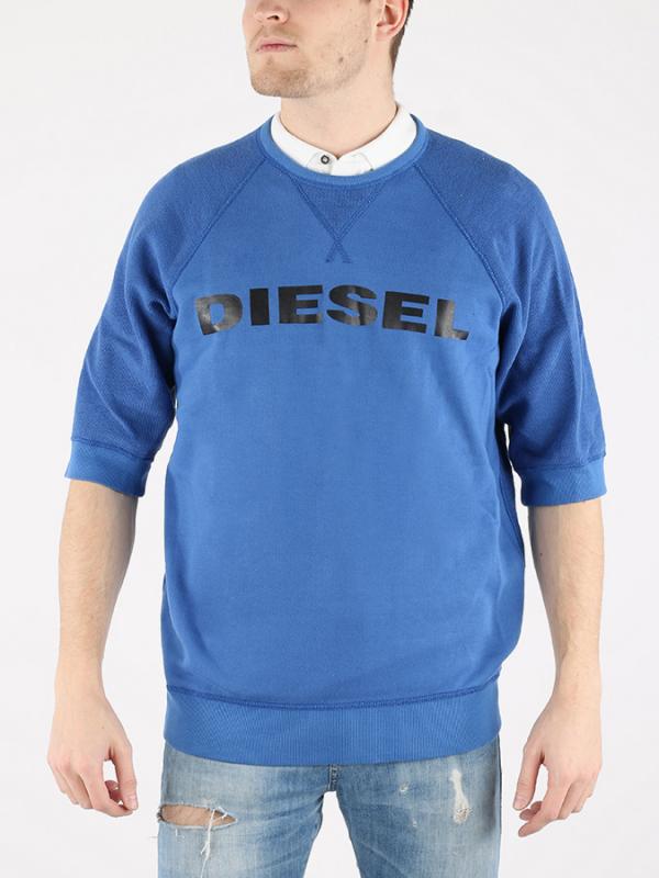 Mikina Diesel S-JAPA FELPA Modrá