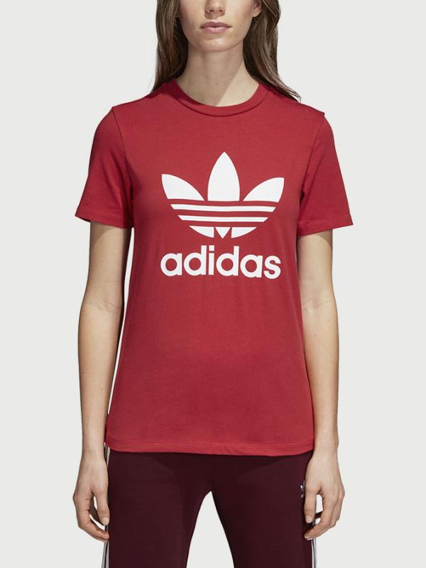 Tričko adidas Originals Trefoil Tee Červená