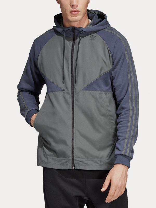 Mikina adidas Originals Fz Hoody Šedá