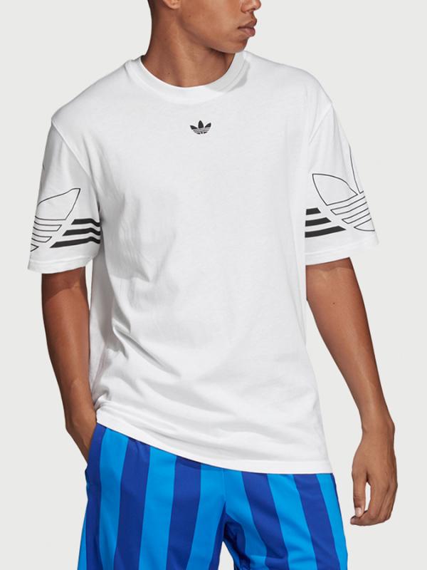 Tričko adidas Originals Outline Tee Bílá
