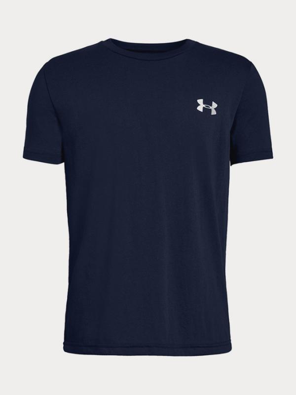 Tričko Under Armour Back Box Graphic Ss Modrá