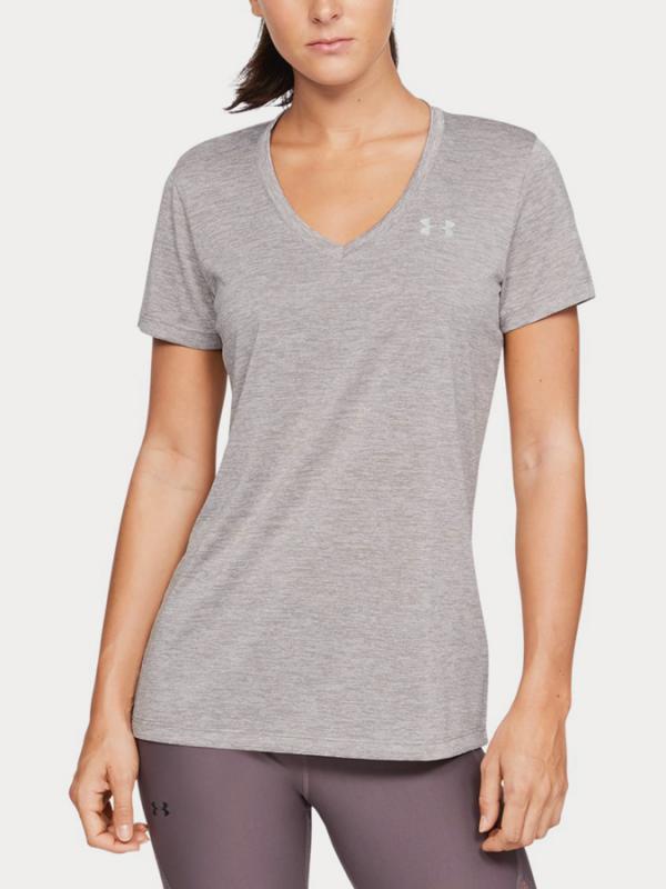 Tričko Under Armour Tech Ssv - Twist Šedá
