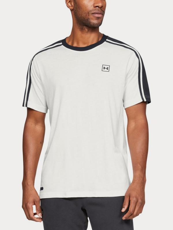 Tričko Under Armour Unstoppable Striped Ss T Bílá