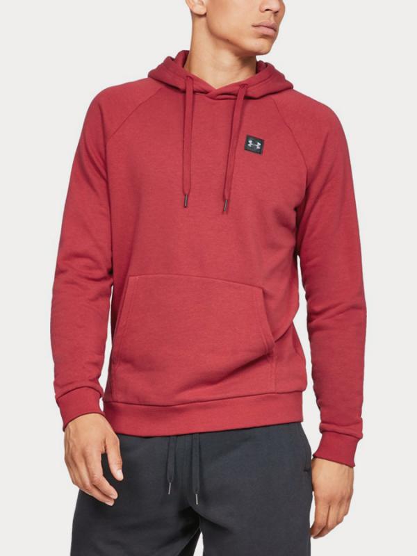 Mikina Under Armour Rival Fleece Po Hoodie Červená
