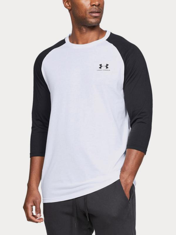 Tričko Under Armour Sportstyle Left Chest 3/4 Tee Bílá