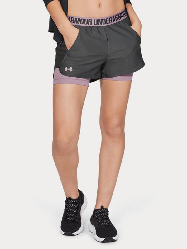 Kraťasy Under Armour Play Up Short 2-In-1 Černá