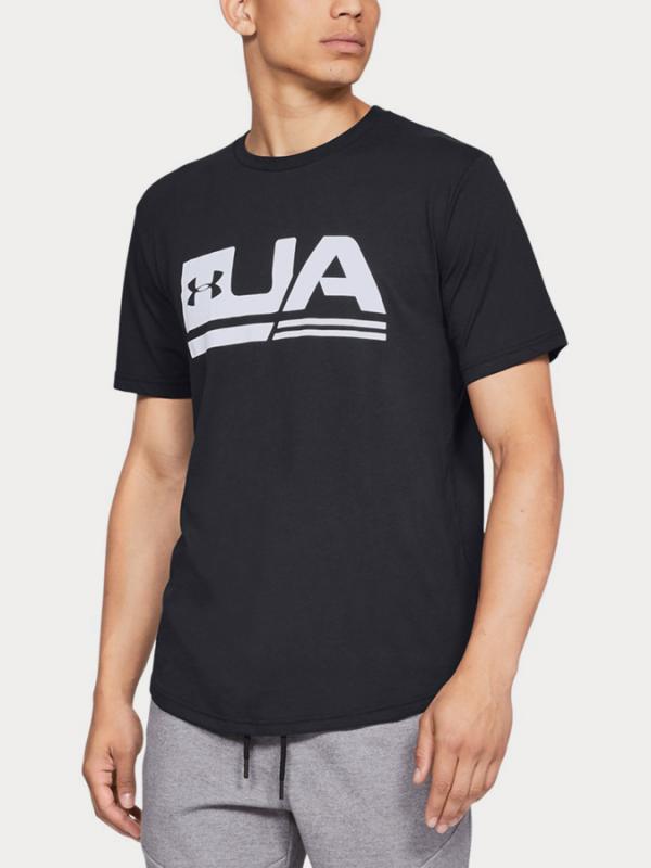 Tričko Under Armour Sportstyle Ss Drop Hem Černá