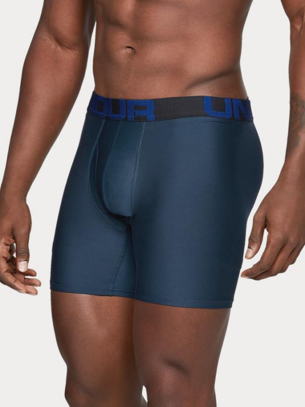 Boxerky Under Armour Tech 6In 2 Pack Modrá