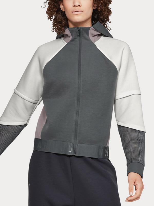 Mikina Under Armour Unstoppable Move Light Fz Hood Šedá