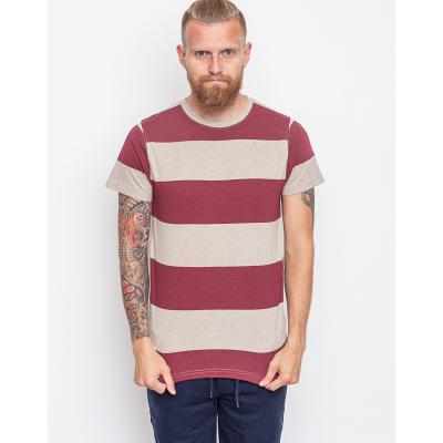 Triko Wemoto River Burgundy Melange - Khaki