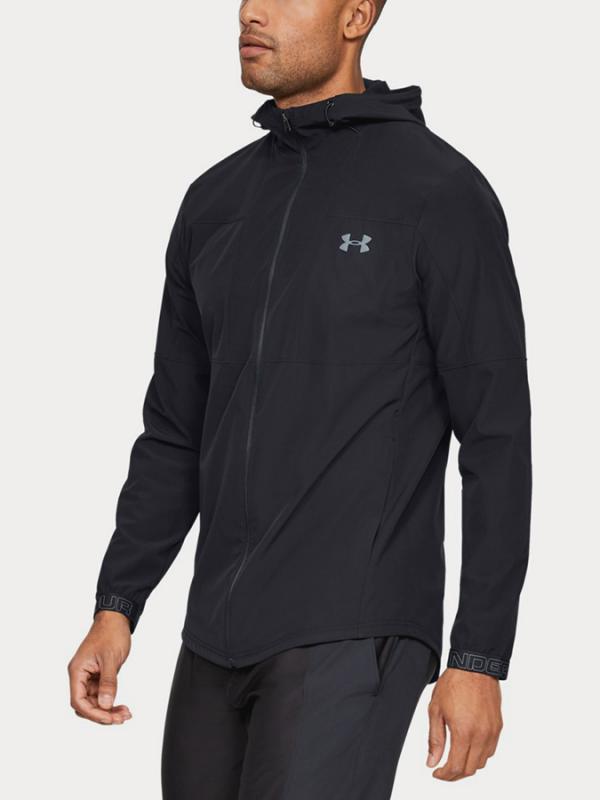 Bunda Under Armour Vanish Woven Fz Jacket Černá
