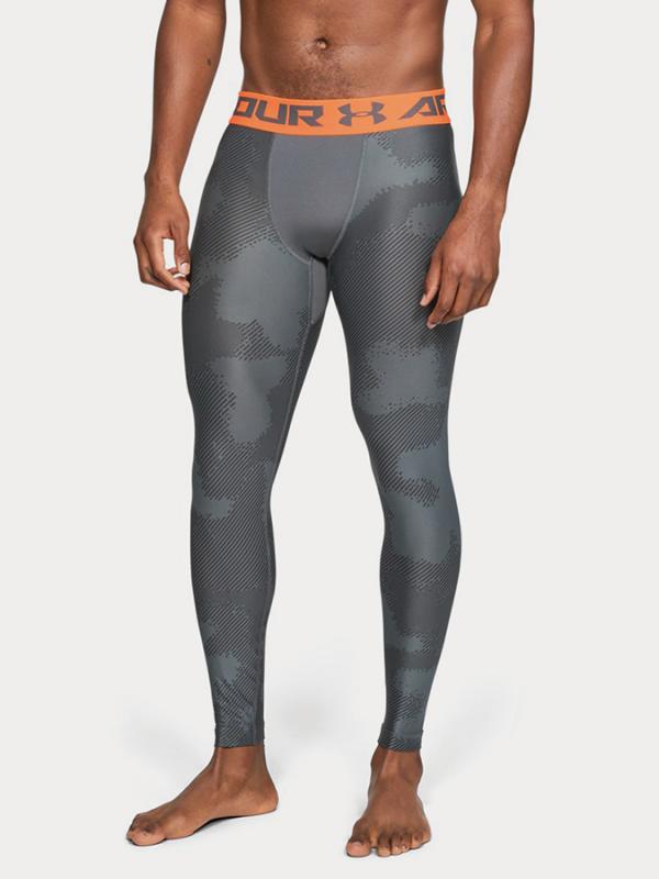 Kompresní legíny Under Armour Hg Legging Prtd Šedá