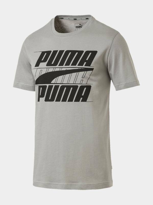 Tričko Puma Rebel Basic Tee Limestone Šedá