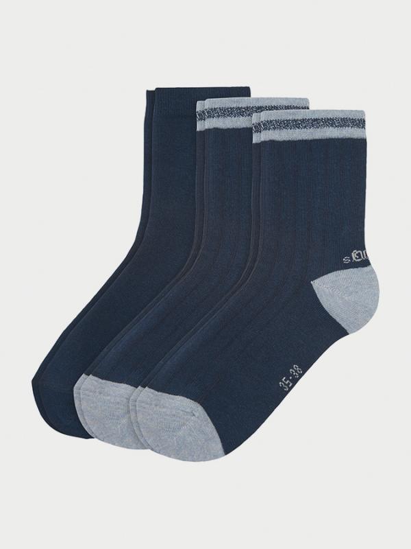 Ponožky s.Oliver S20549-5900 - 3 Pack Barevná