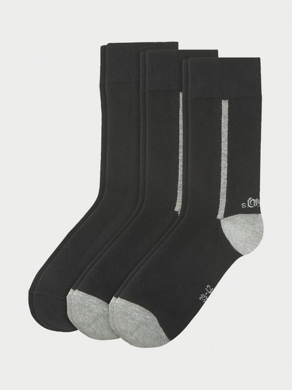 Ponožky s.Oliver S20543-9999 - 3 Pack Barevná