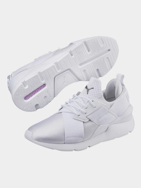 Boty Puma Muse Satin EP Wn s White- White Bílá