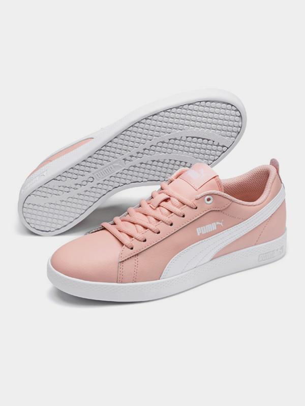 Boty Puma Smash Wns v2 L Peach Bud- White Oranžová