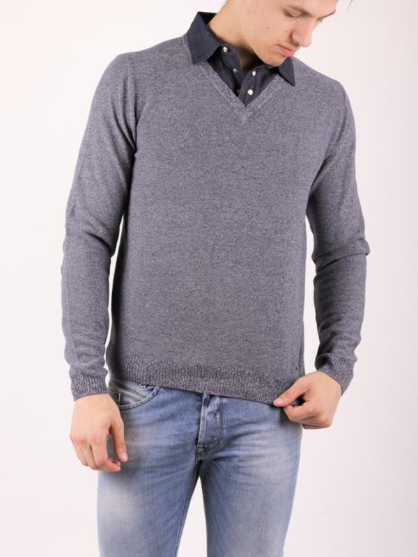 Svetr Diesel K-PAXILLUS PULLOVER Šedá