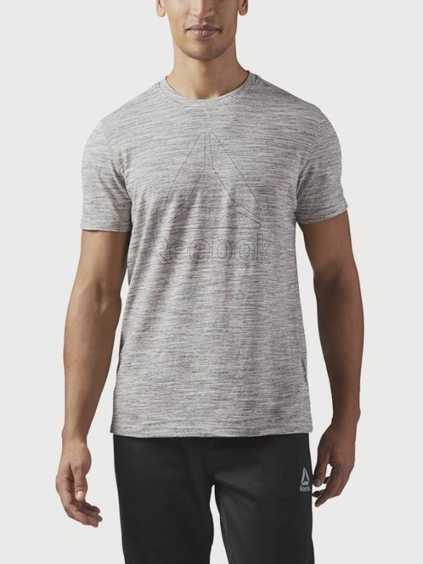 Tričko Reebok El Marble Group Tee Šedá