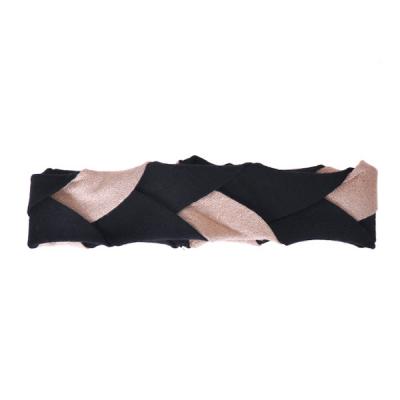 Čelenka Frisur Rosa merino black/gold