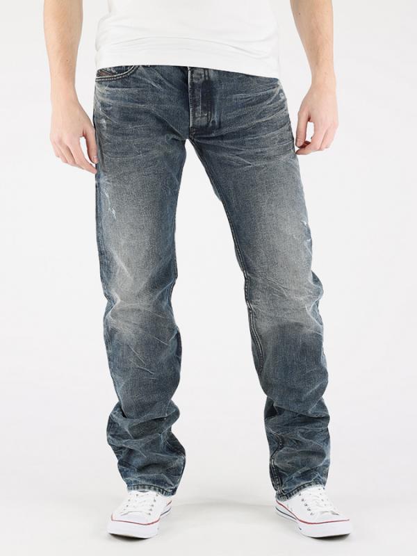 Džíny Diesel SAFADO L.34 PANTALONI Modrá
