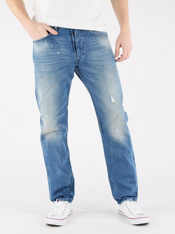 Džíny Diesel BRADDOM L.30 PANTALONI Modrá