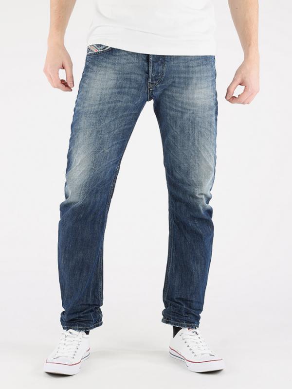 Džíny Diesel ROMBEE-XT L.32 PANTALONI Modrá