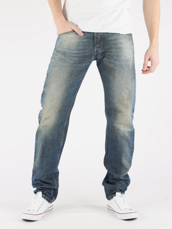 Džíny Diesel BELTHER L.34 PANTALONI Modrá