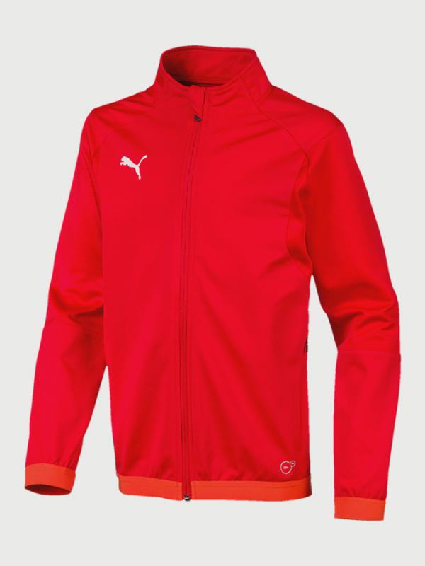 Mikina Puma LIGA Training Jacket Jr Červená