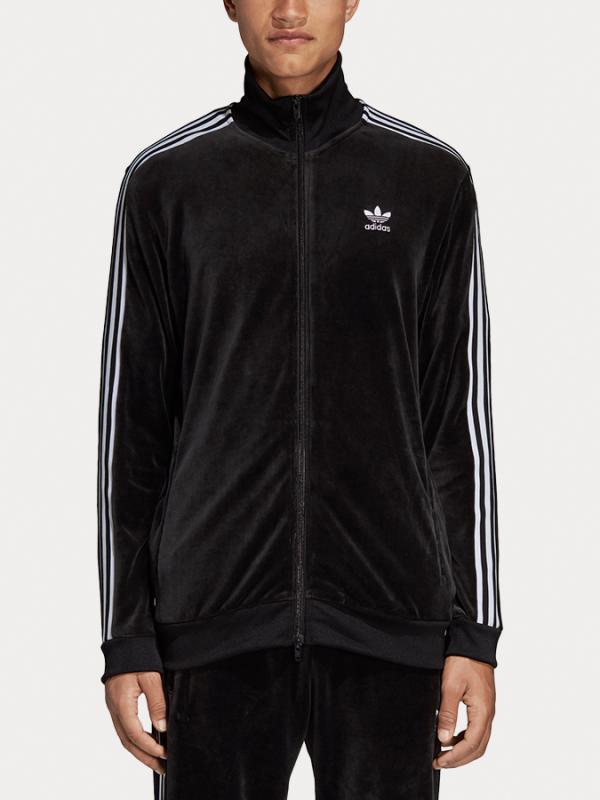 Bunda adidas Originals Cozy Tracktop Černá
