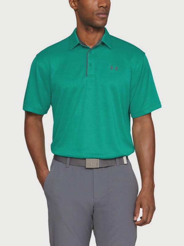 Tričko Under Armour Tech Polo Zelená