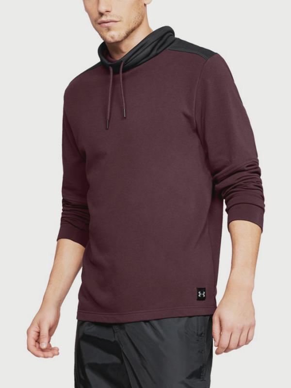 Mikina Under Armour Microthread Terry Mock Červená